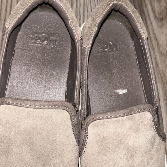WOMENS UGG JASS SUEDE SLIP ON SNEAKERS IN TANISH GRAY SIZE 9 EEEUC - Picture 5 of 10